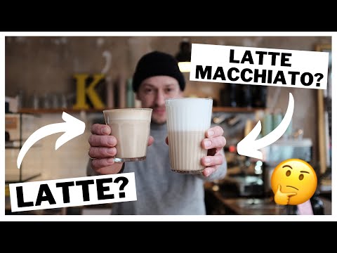 Latte VS Latte Macchiato VS Milchkaffee ? l Milchschaum &amp; Unterschiede erklärt
