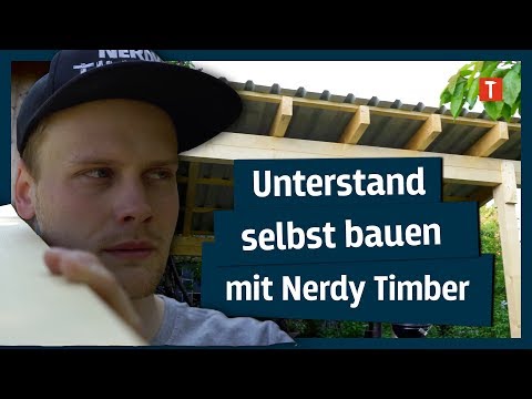 Zimmerermeister zeigt, wie man Unterstand selbst baut I mit Nerdy Timber