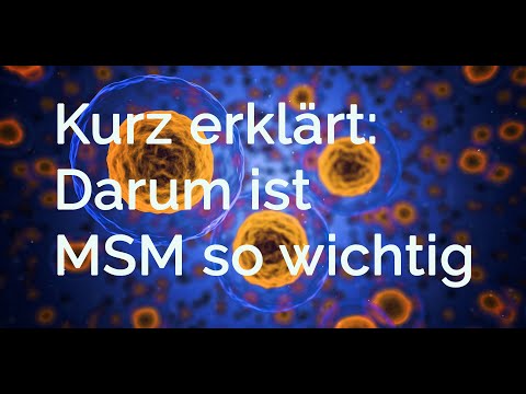 MSM - Organischer Schwefel - Walter Häge erklärt einen der wichtigsten Wirkstoffe