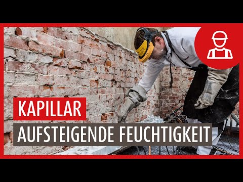 Aufsteigende Feuchtigkeit im Mauerwerk | Horizontalsperre mit Spezialparaffin
