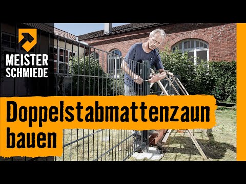 Doppelstabmattenzaun bauen | HORNBACH Meisterschmiede