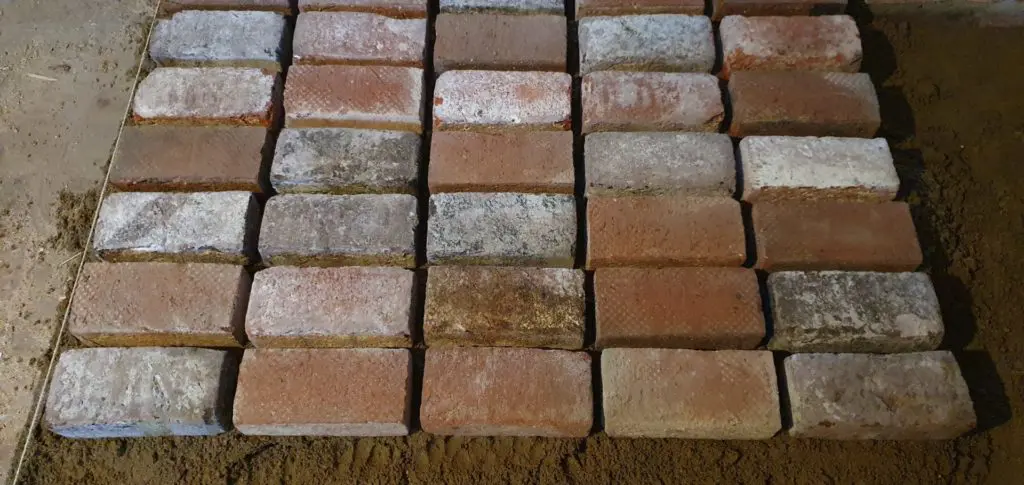 Bodenklinker - Klinker Boden Innen 9 Bunte Klinker - hier Bodenklinker Innen auf dem Boden im Haus/Wohnung