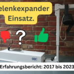 Erfahrungsberichte Gelenkexpander GEX. 2017-2023